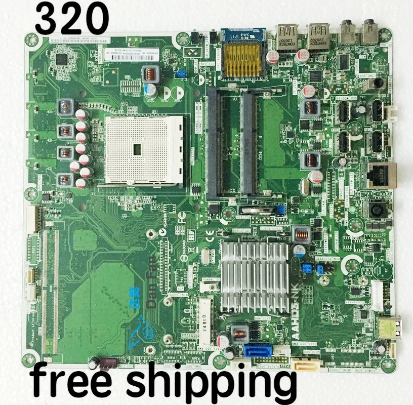 

653845-001 For HP TouchSmart 320 AIO Motherboard AAHD3-NK Mainboard 100%tested fully work