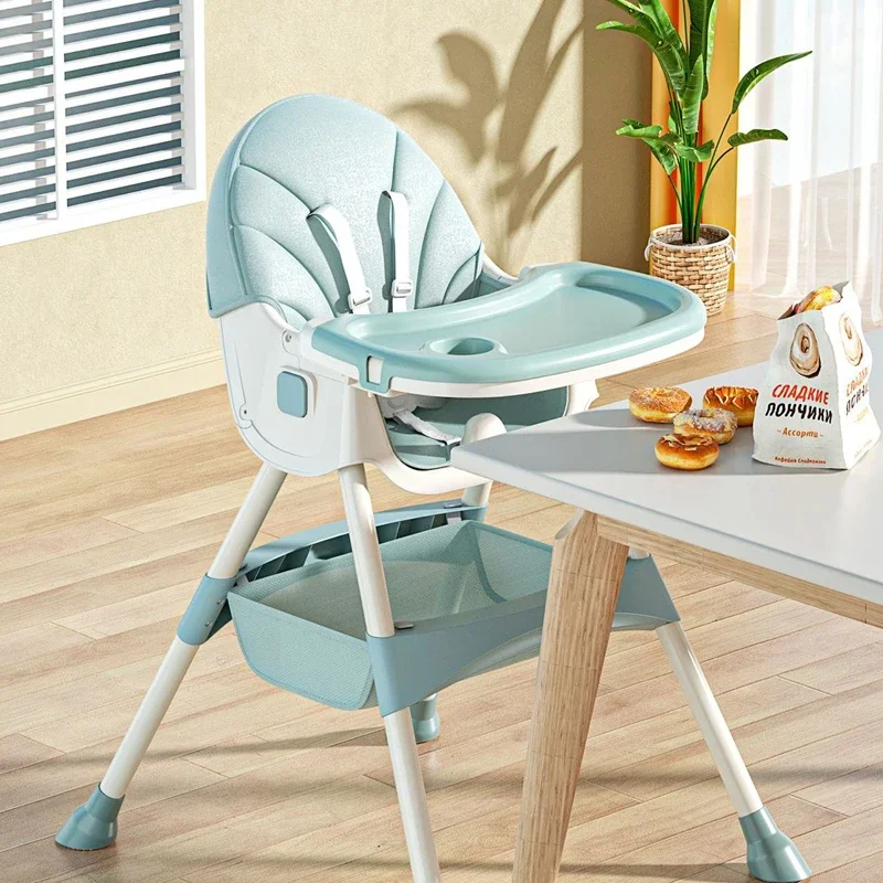 Silla alta para bebé, suministros multifuncionales, comedor, productos plegables