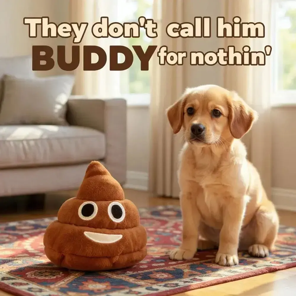 

Viral Farting Poop with Sound, Funny Fart Imitation Poop Play for Pets