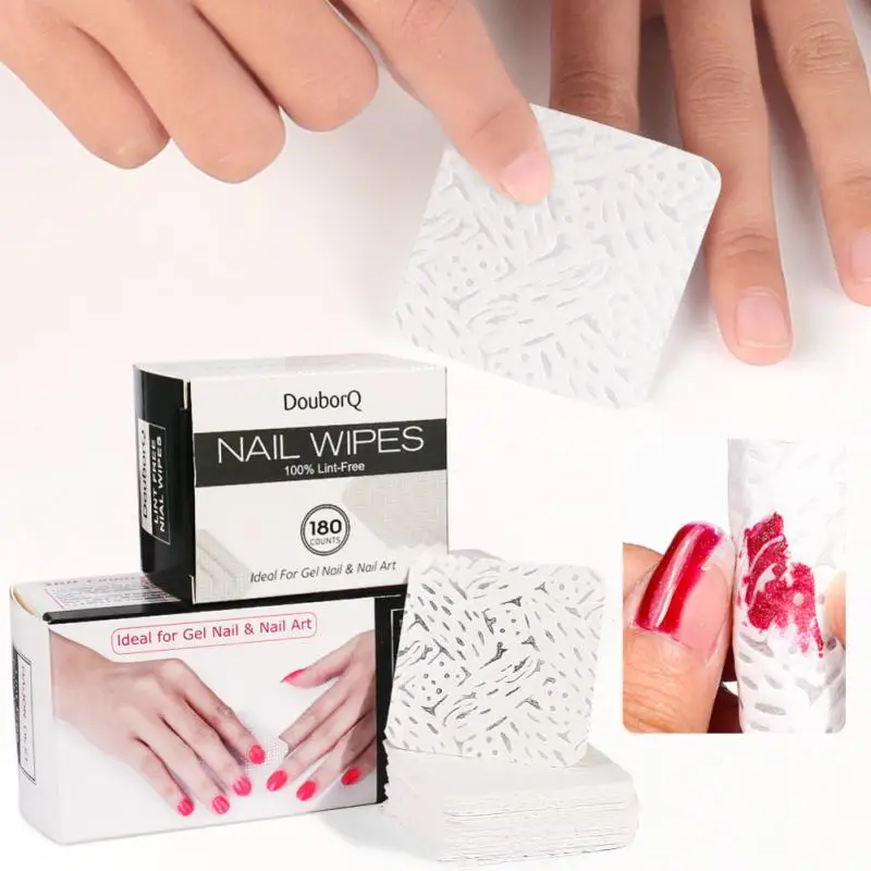 180/360Pc Nagellak Remover Doekjes Manicure Nagellak Remover Pads Papier Nail Cutton Pads Manicure Pedicure Gel gereedschap