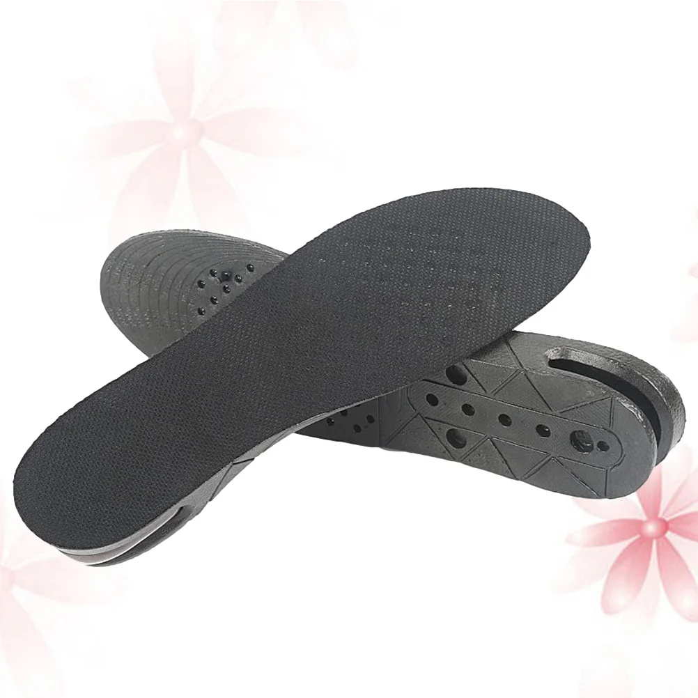 

1 Pair Detachable Cuttable Height Increasing Insoles Shoe Lifts For Men Women Breathable Taller Pads Foot Care Tool