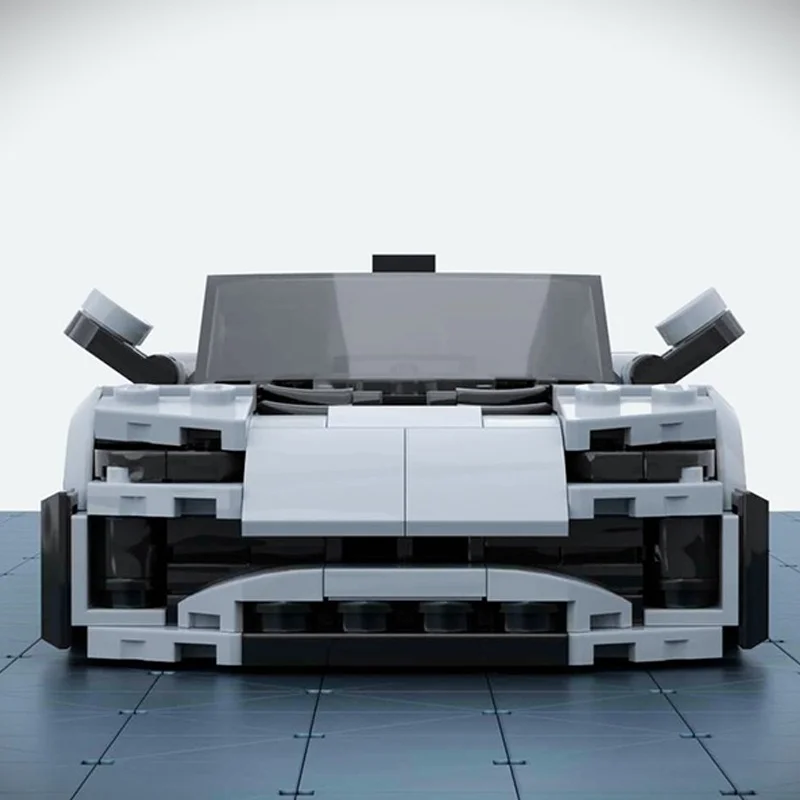 392 個 MOC メルセデスシティチャンピオンズモデルビルディングブロックおもちゃ建築組み立て DIY クリスマスギフトクリエイティブアイデア