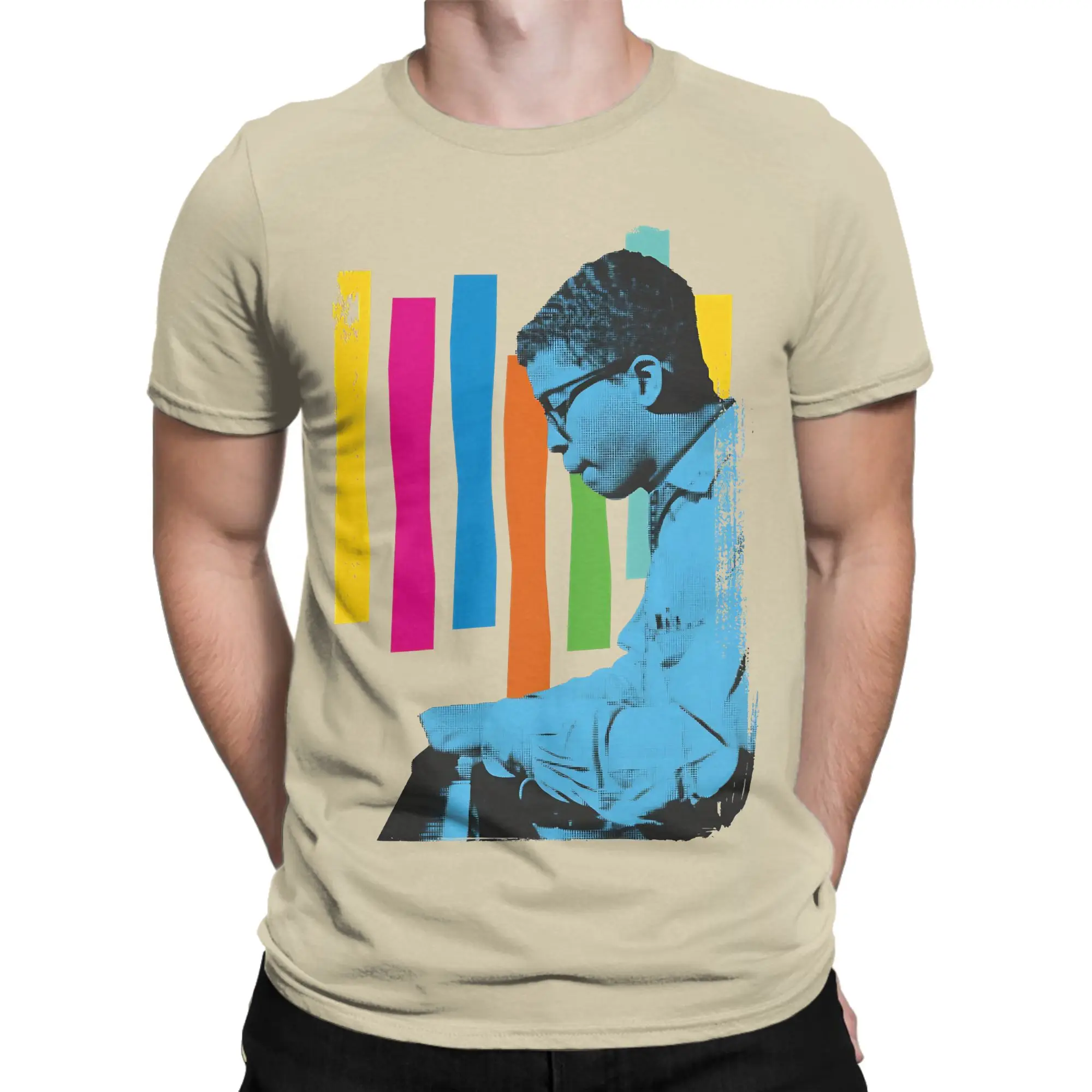 Vintage T Shirt Summer Herbie Hancock   Hippie T Shirts  100 Cotton Tshirt for Men's Y2K Casual Design Short Sleeve Tees