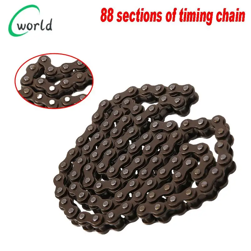 

88-link distribution chain suitable for Horizontal 140, 140cc, 1P55FMJ engine, Dirt Pit Bike, ATV, motorcycle accessories