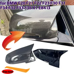 Rearview Side wing mirror cover Real Carbon Fiber Replacement for BMW Series 1 2 3 4 X M 328i F20 F21 F22 F23 F30 F32 F33 F36 X1