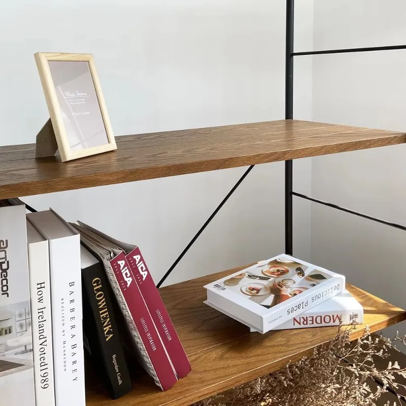 Mobili per ufficio, librerie, ripiani in metallo e legno a 3 piani