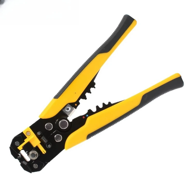 Multifunctional DIY steel wire crimp shear wire stripper with plastic molded handle