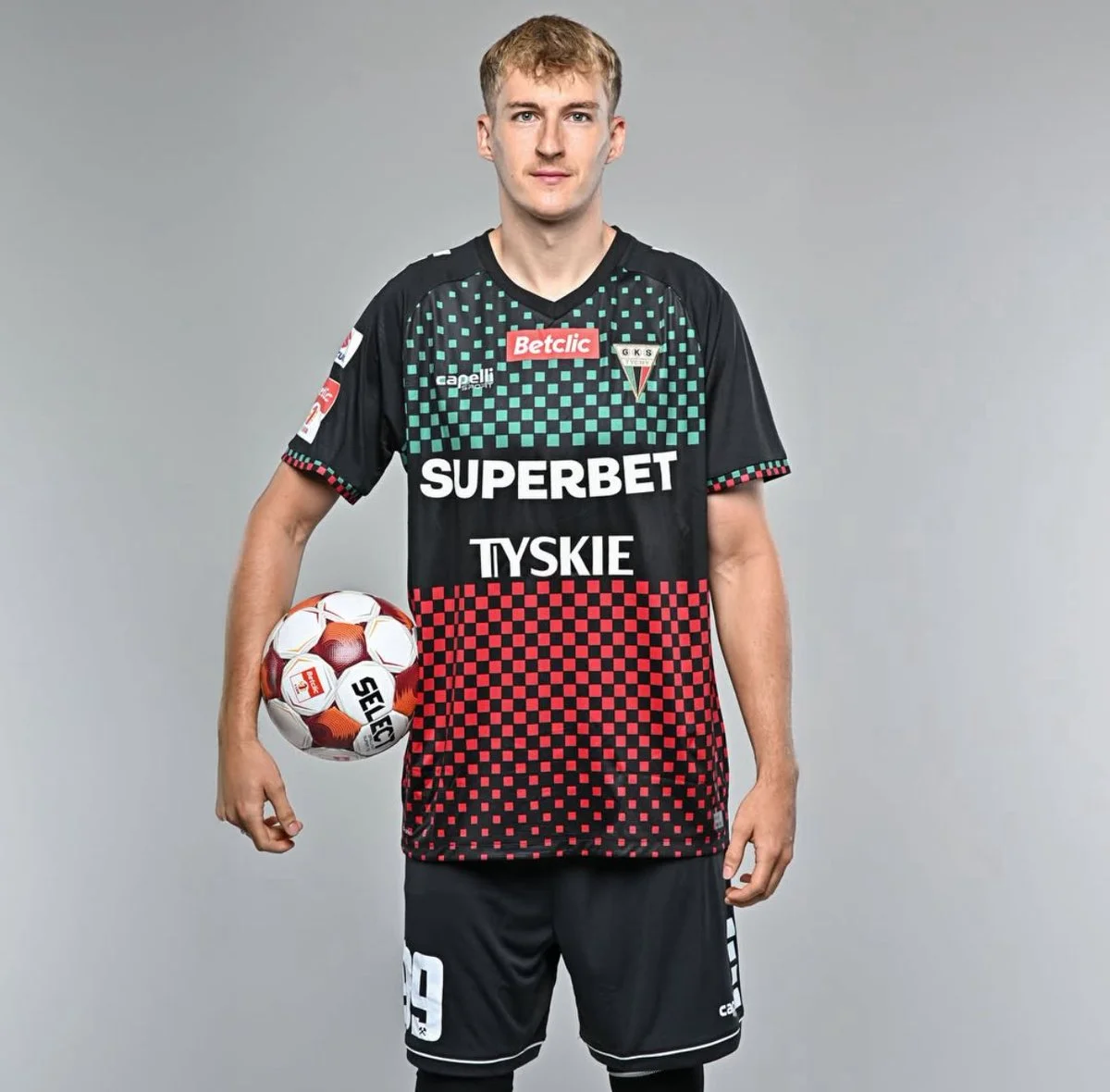 

GKS Tychy 2025-26 Home Kit Football jersey 3d Printing Autumn Sports Dry Quickly Men's T-Shirt Children's Clothing Tee Y2k Woman