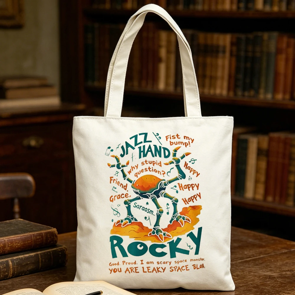 Project Hail Mary tote bag bolsas de tela shopper foldable totebag femme