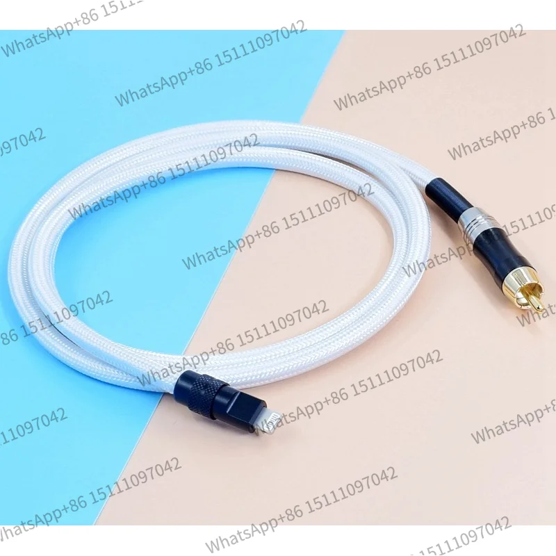 Type-C USB A to RCA Coaxial Audio Cable for Android Mobile Phone Computer Support DSD64 16/24 bit DAC DSP