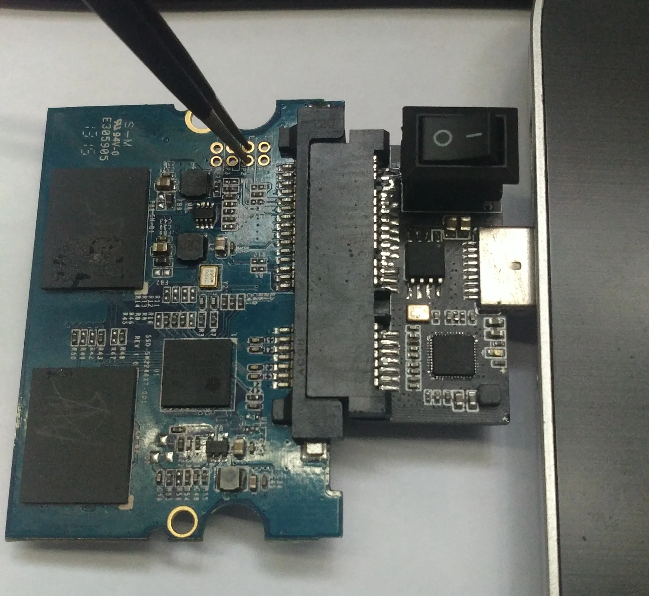 أداة فتح محرك الحالة الصلبة، القرص الصلب إلى لوحة محول USB، أداة الإنتاج الشامل، فتح وحدة التحكم #2