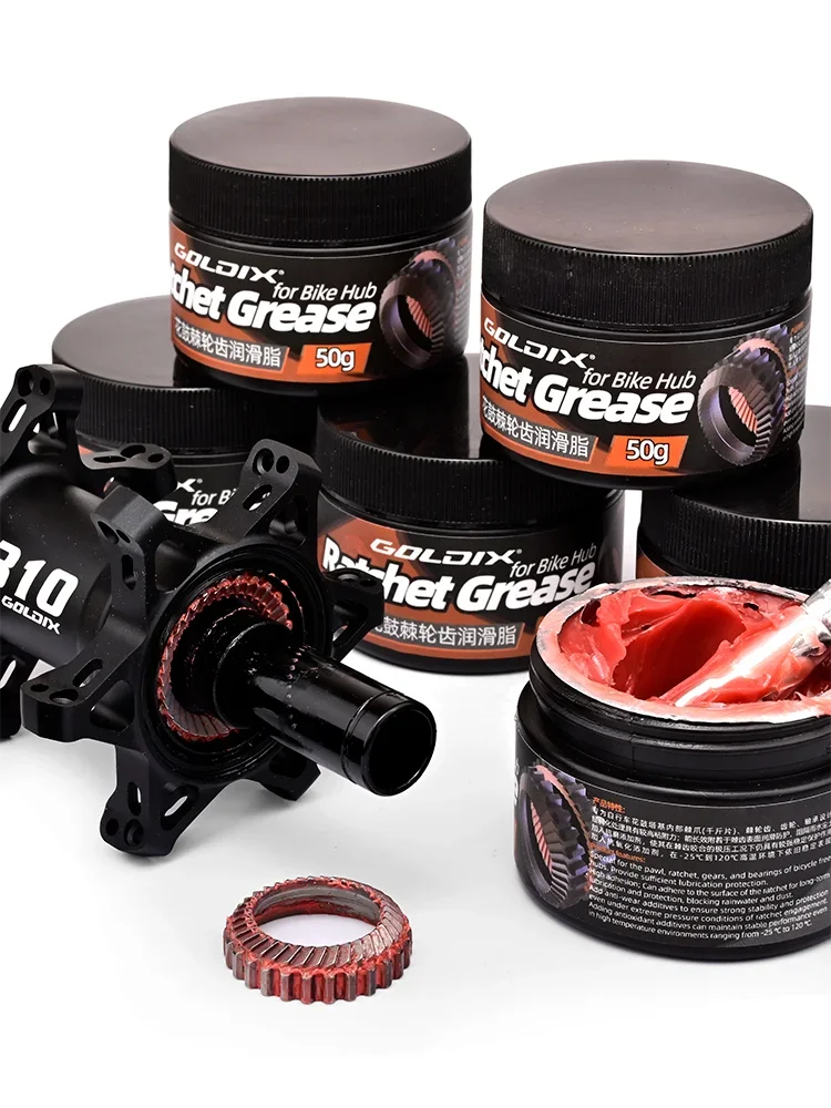 AliExpress NONE GOLDIX 50g Bike Hub Lubricating Oil Hub Bearing Ratchet Pawl Special Grease Lipid Elements for Mountain Road Bikes Accessories