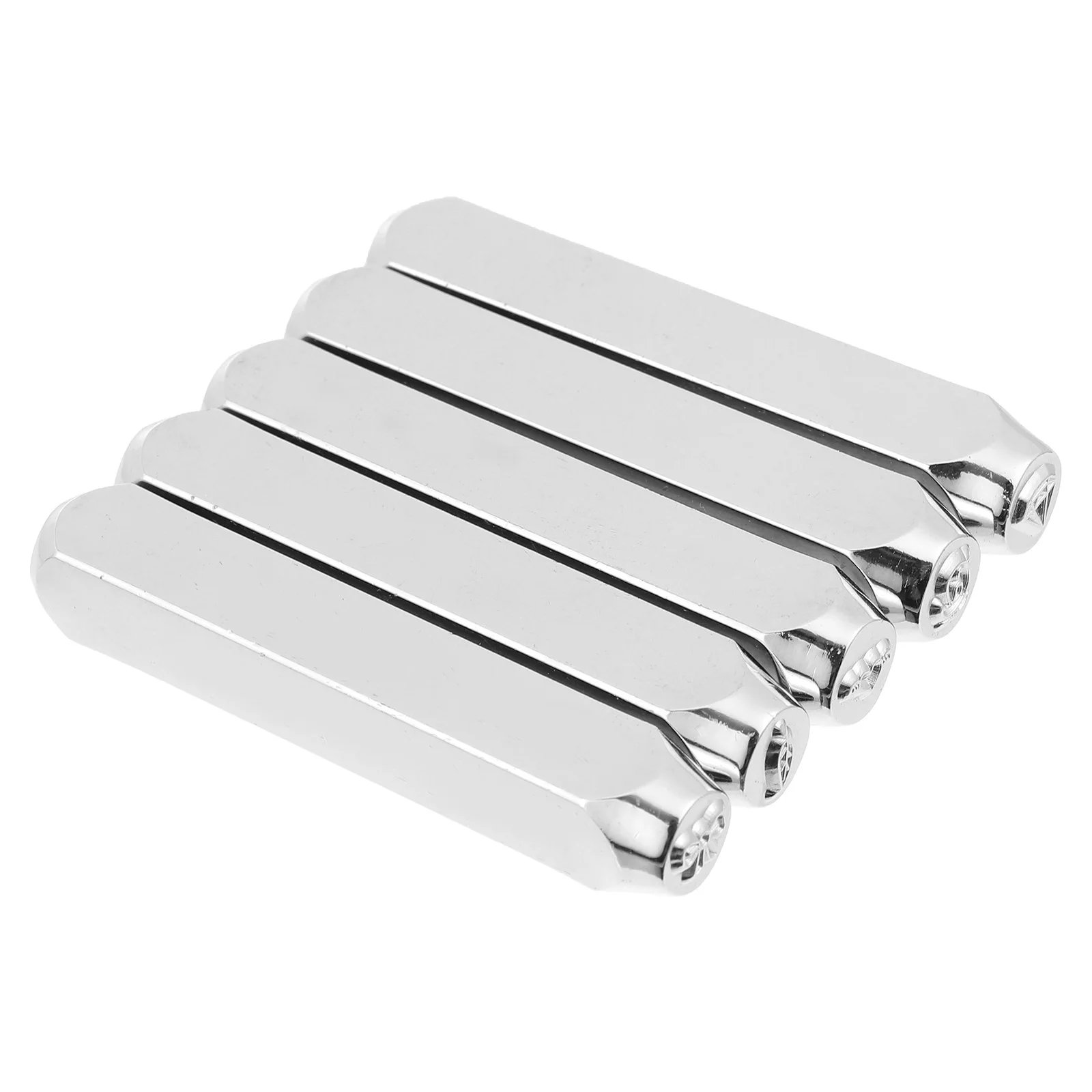 

5pcs Metal Stamps Set Durable Electroplated Carbon Steel Punch Tools DIY Handmade Accessories Perfect for Aluminum Copper