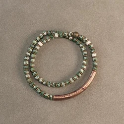 Picture Stone Green Spot Beads Bracelet Lucky Jewelry For Men Women Courage Confidence Blue Spot Space Beads Couple Lover Gifts