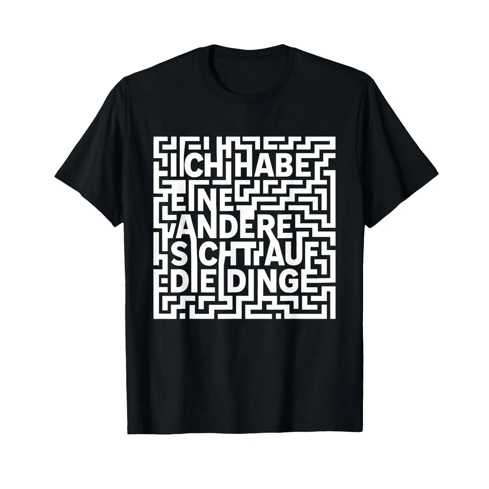 Autism T Shirt with German text Ich Habe Eine Andere Sicht Auf Die Dinge Language vintage Washed fashion Soft graphic homme