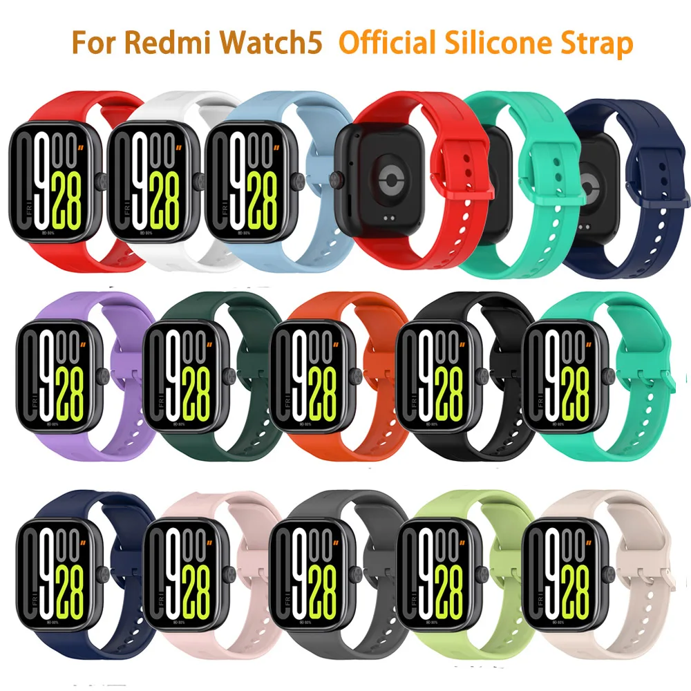 Watch Bnad  For Redmi Watch 5 Strap Silicone Correa Accessories For Redmi Watch 5 Bracelet Sport Wristband Replacement