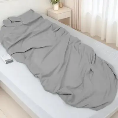 

Breathable Massage Table Cover Professional Washable Bed Sheet Knitted Cotton Spa Couch Cover with Facial Breathing Holes