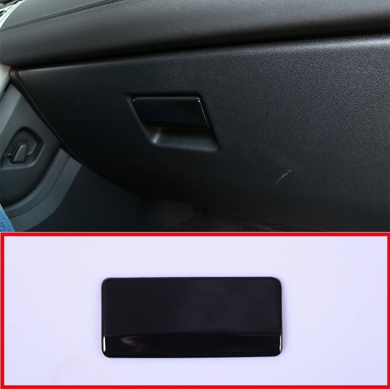 1 Pcs For Land Rover Discovery Sport 2015-2017 Glove Storage Box Sequins Cover Trim Car Accessory Glossy Black