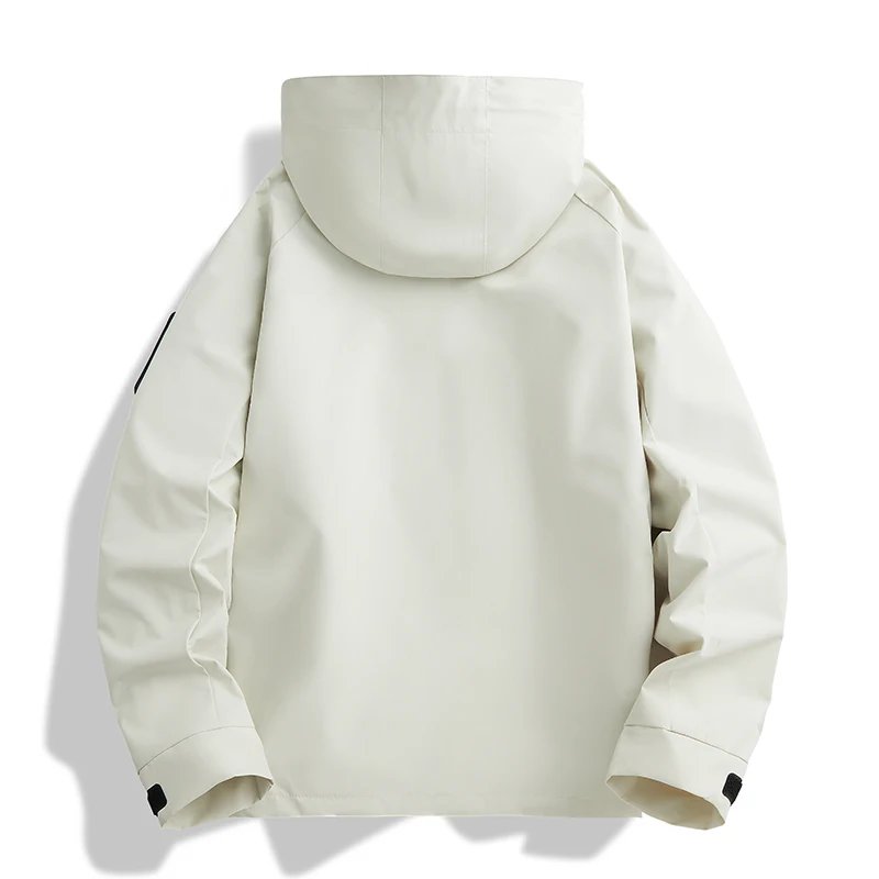 Couple Outdoor Running Windproof and Breathable Hooded Jacket Spring and Autumn Fashion Trend Loose and Comfortable Jacket