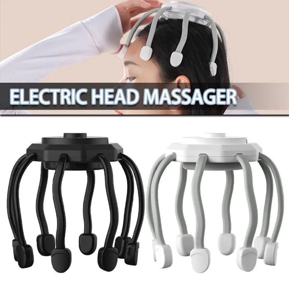 Headache Stress Relief And Fun Fit The Body Frequency Relief Relax Multi-Point Massage Scalp Massager Electric Head Massager