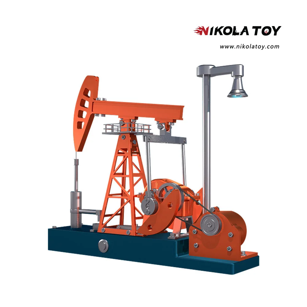 Saturn Culture Pump Model Metal Machinery Art Assembly Toy