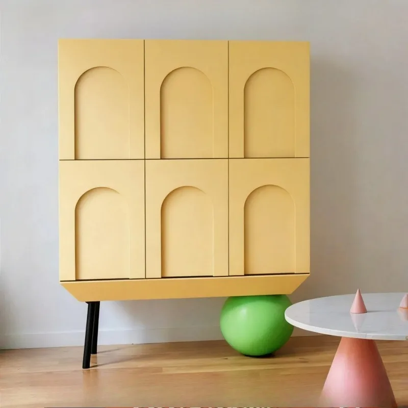 Side cabinet Creative Internet celebrity entrance Locker Modern simple model room Wine cabinet Decorative cabinet