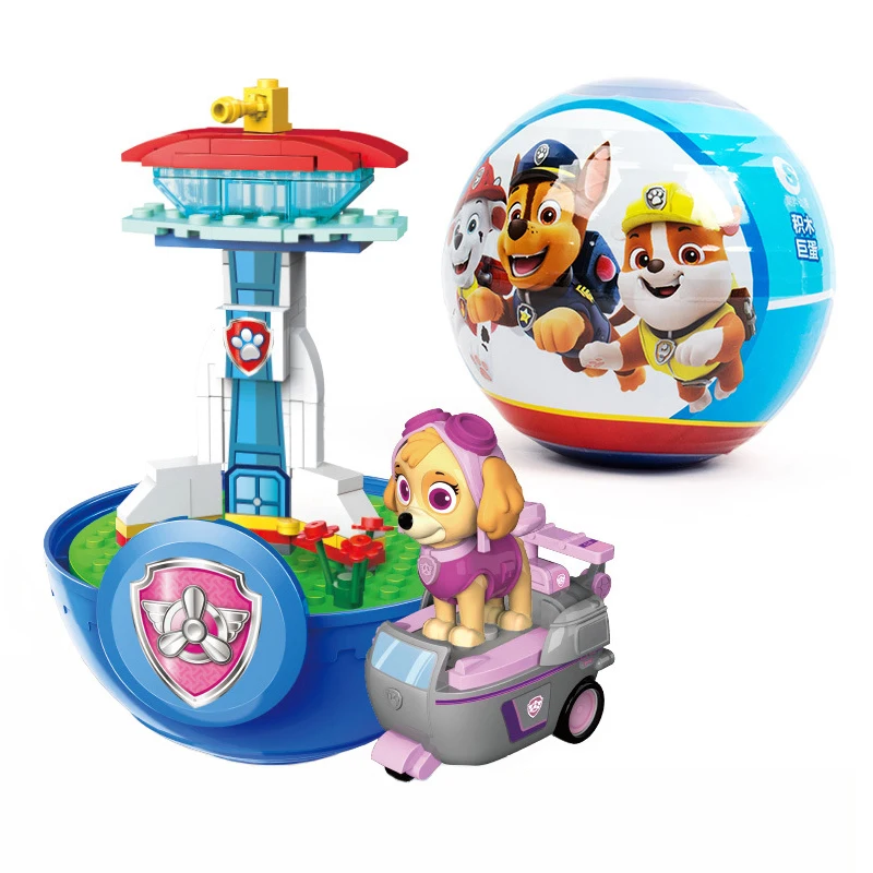 Paw Patrol Toy Big Twisted Egg Skye Watchtower Return Car Paw Patrol Anim Character Marshall Rubble Chase Kids Educational Gifts view 3
