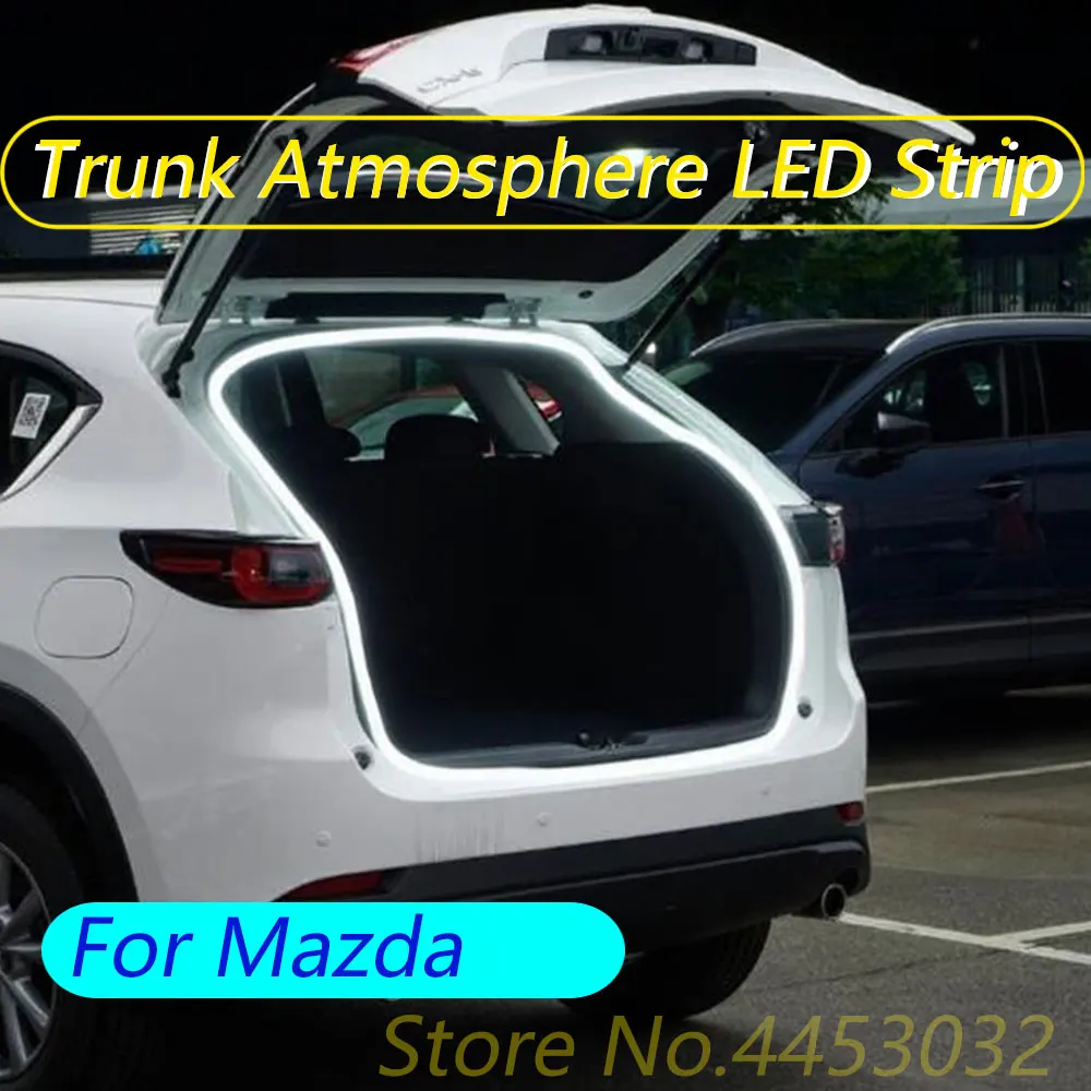 Car Trunk Light Strip For Mazda CX-5 CX-50 CX-30 Atenza Axela 3 6 CX-8 CX-7 MX-5 MX-30 LED Interior Atmosphere Light 12V 4M