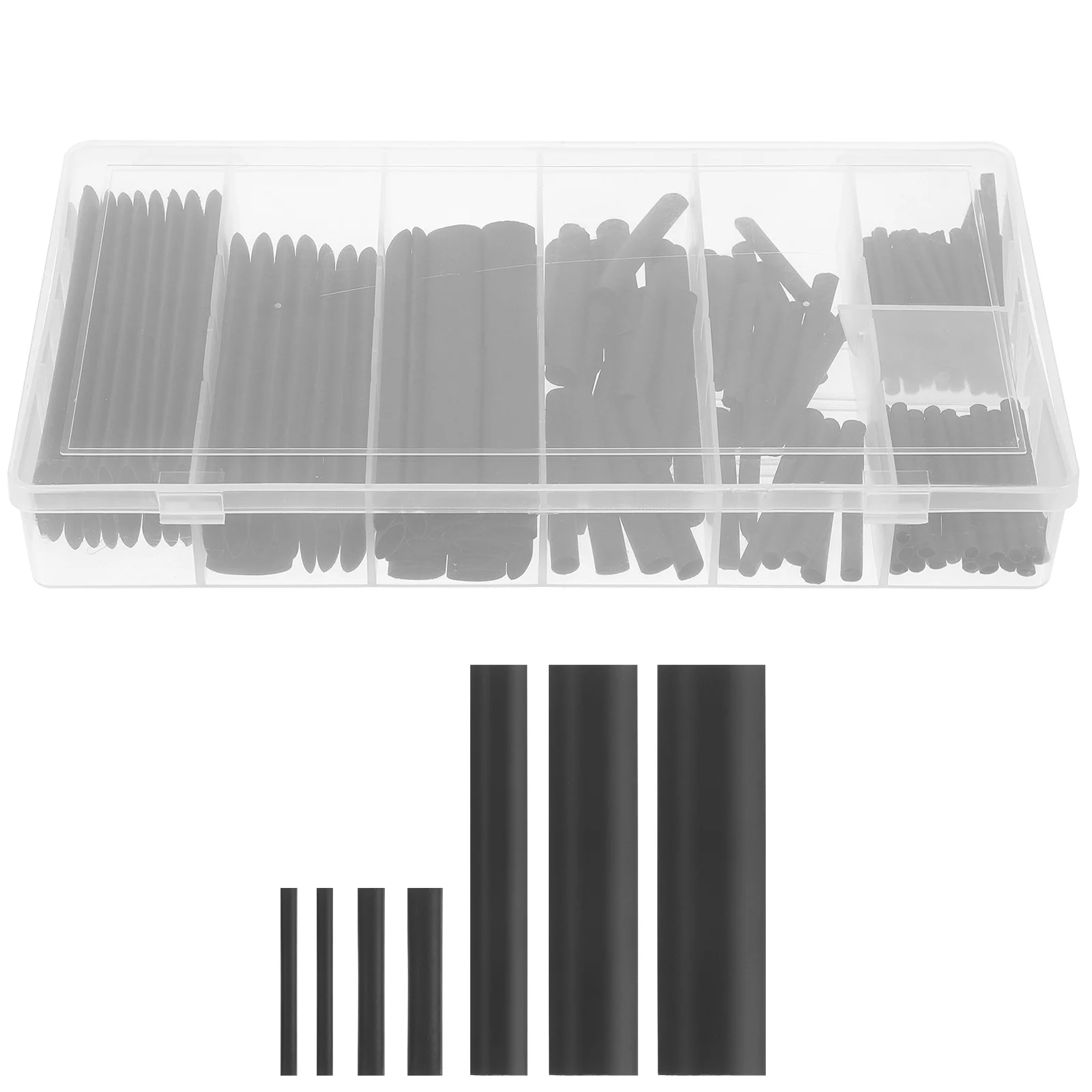 

127Pcs Heat Shrink Tubing Kit Insulation Tubes Assorted Sizes Wire Cable Protector Heat Shrink Tube Wrap Cable