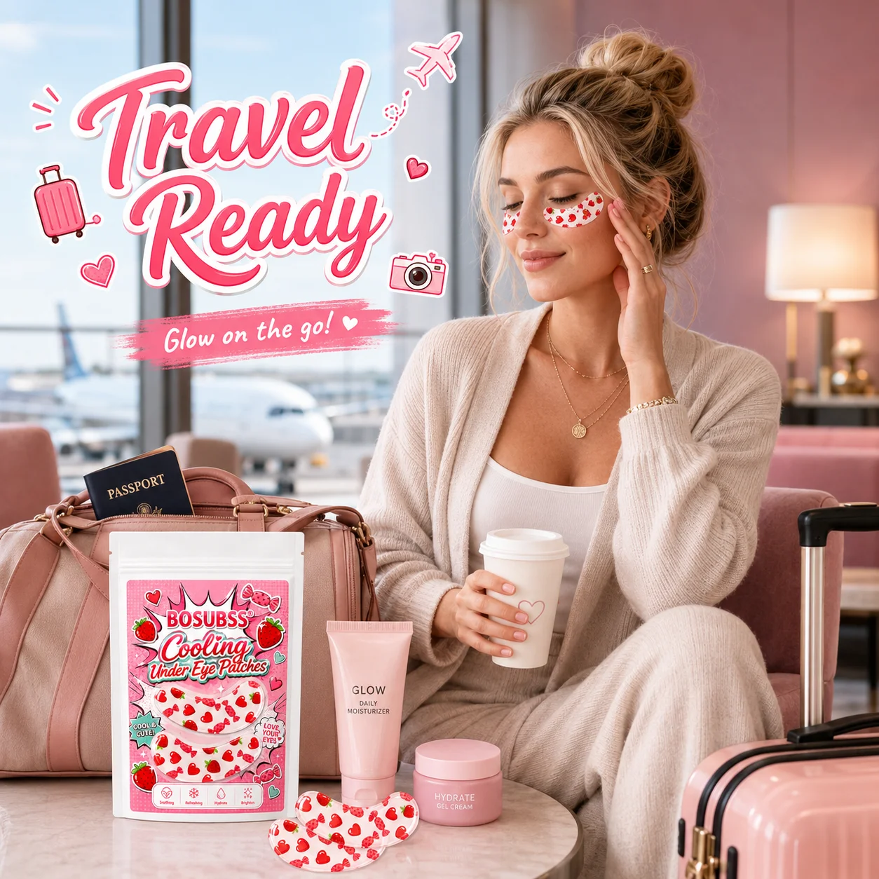 10 Strawberry Cooling Eye Mask - огляд і ціна Under Eye Gel