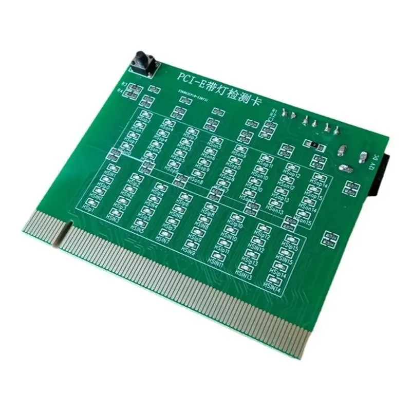L22A-PCI-E 16X PCI-Express Slot Tester Card for Motherboard Detection of Short Southbridge or Open with Built-in Light