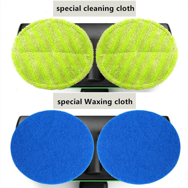 Mops ทำความสะอาดไฟฟ้าไร้สายหมุนไฟฟ้า Mops อัตโนมัติ Mopping เครื่อง Clean & Wax 2 In 1