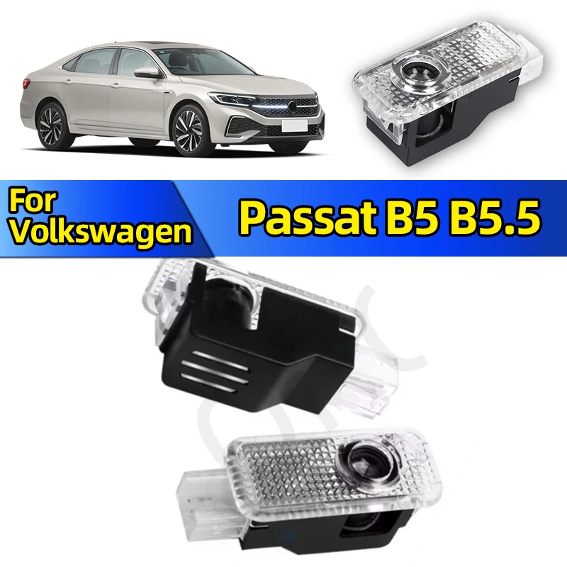 

Для VW VOLKSWAGEN 2026 Горячие 2 шт. светодиодные лампы для дверей автомобиля, лампы для украшения интерьера, аксессуары для VOLKSWAGEN VW Passat B5 B