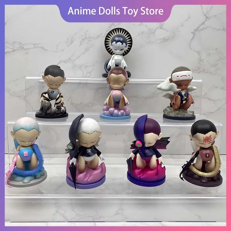 

Genuine SOS KID 1.0 Series Blind Box Anime Cartoon Cute Modle Toy Kawaii Doll Desktop Room Decor Collection Birthday X-mas Gift