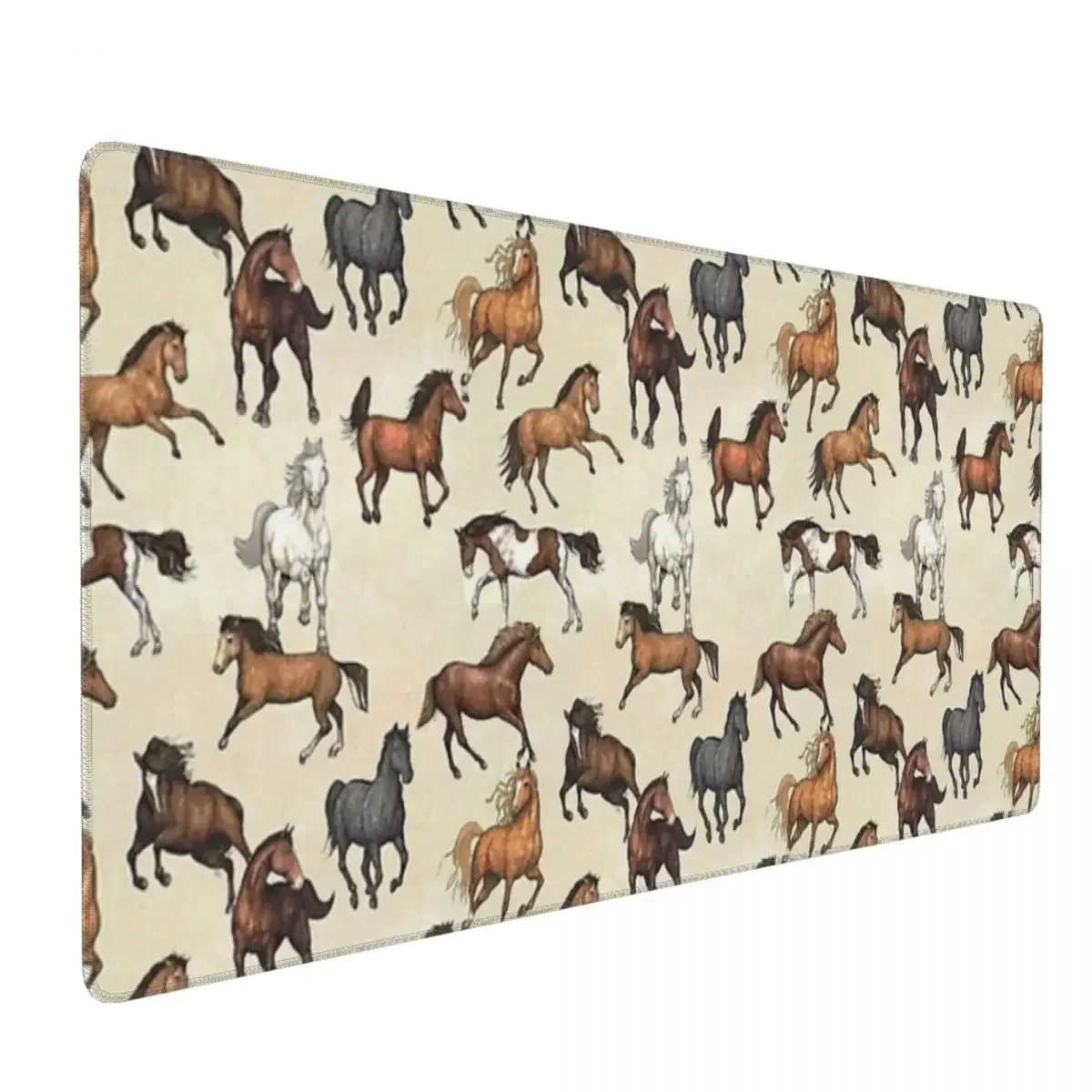 Sunset Horse Pattern Large Mouse Pad Computer Keyboard Mouse Mat Gamer PC Laptop Desk Mat Office Accessories Table Mats