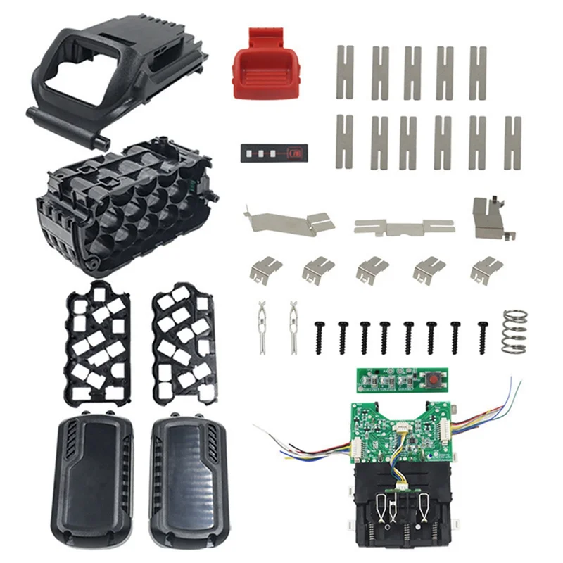

【Shop Now】DCB609 Circuit Board+Case Kit For 20V 60V Flexvolt DCB612 15X18650 Li- Battery Charging Protection Board Kit