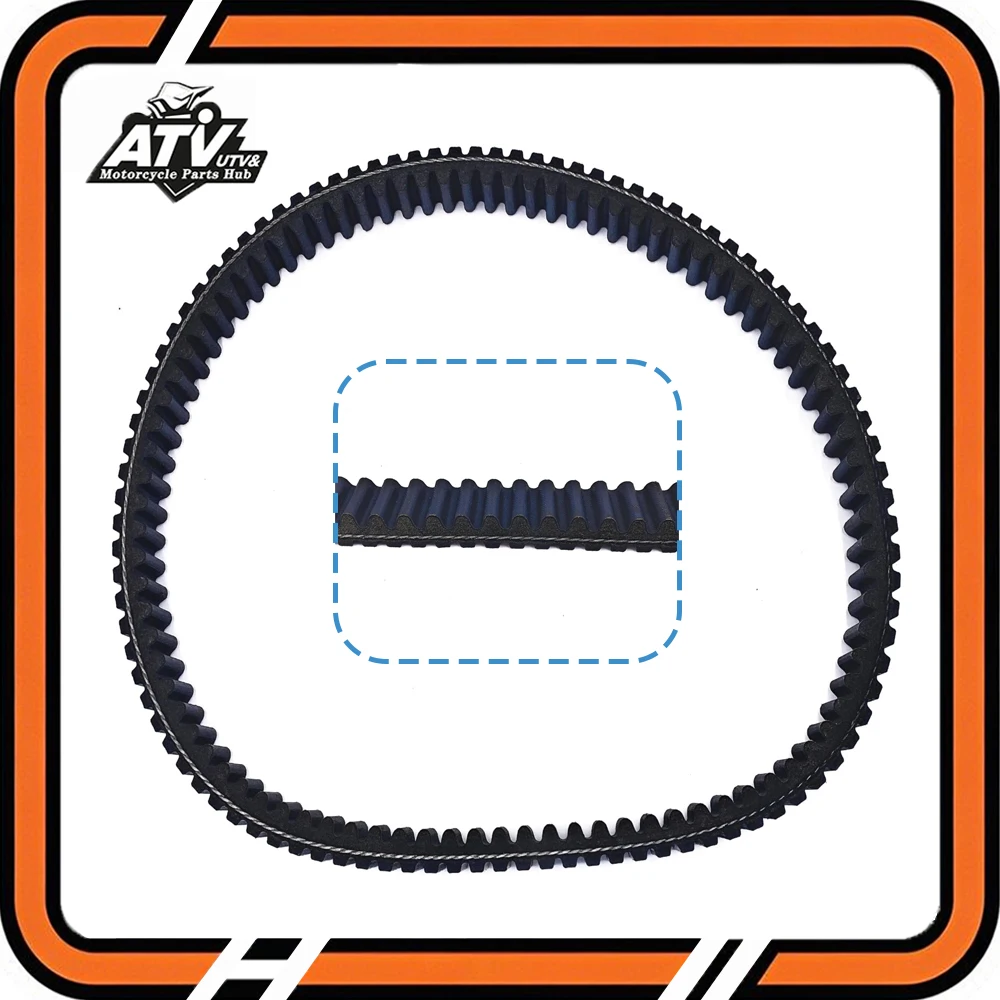 Drive Belt Transmission Clutch V-Belt For Suzuki Burgman 400 Replaces SkyWave 400 AN400/S 2007-2022 27601-05H10 27601-05H00