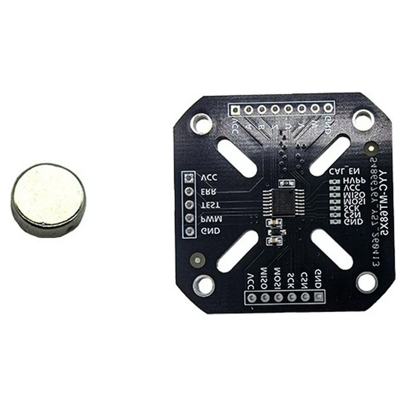 Encodeur magnétique AU61-MT6835 pour moteur pas à pas sans balais ABZ 1-16384, sortie ligne, communication SPI, valeur absolue 21 bits