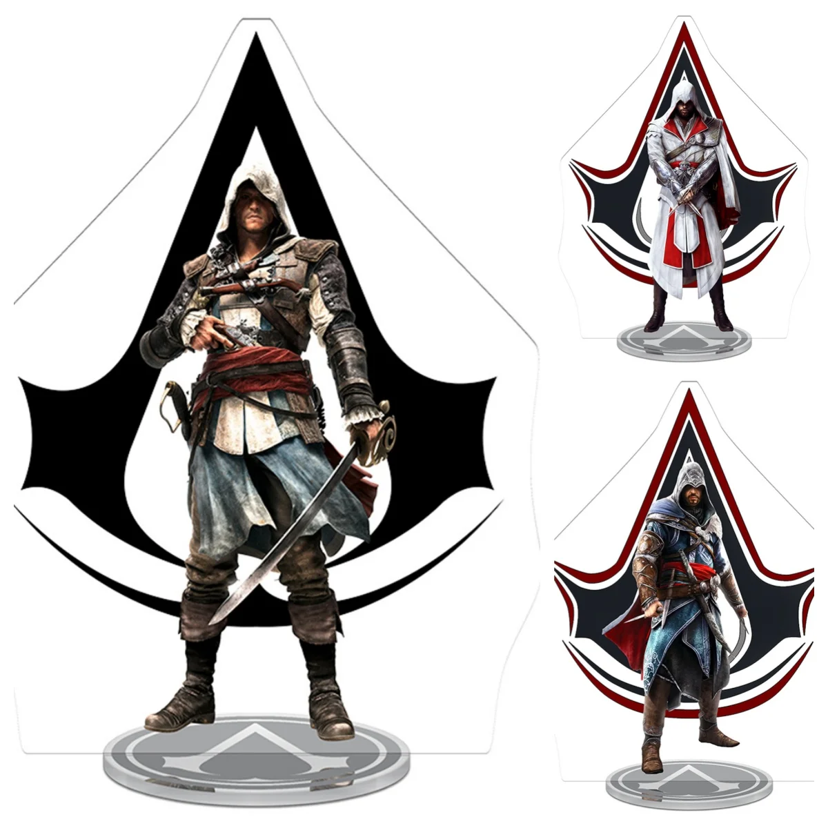 Anime Game Fraternity Acrylic 15cm Stand Model Plate Keychain Figure Doctor Standing Sign Desktop Decor For Student Prize Gift