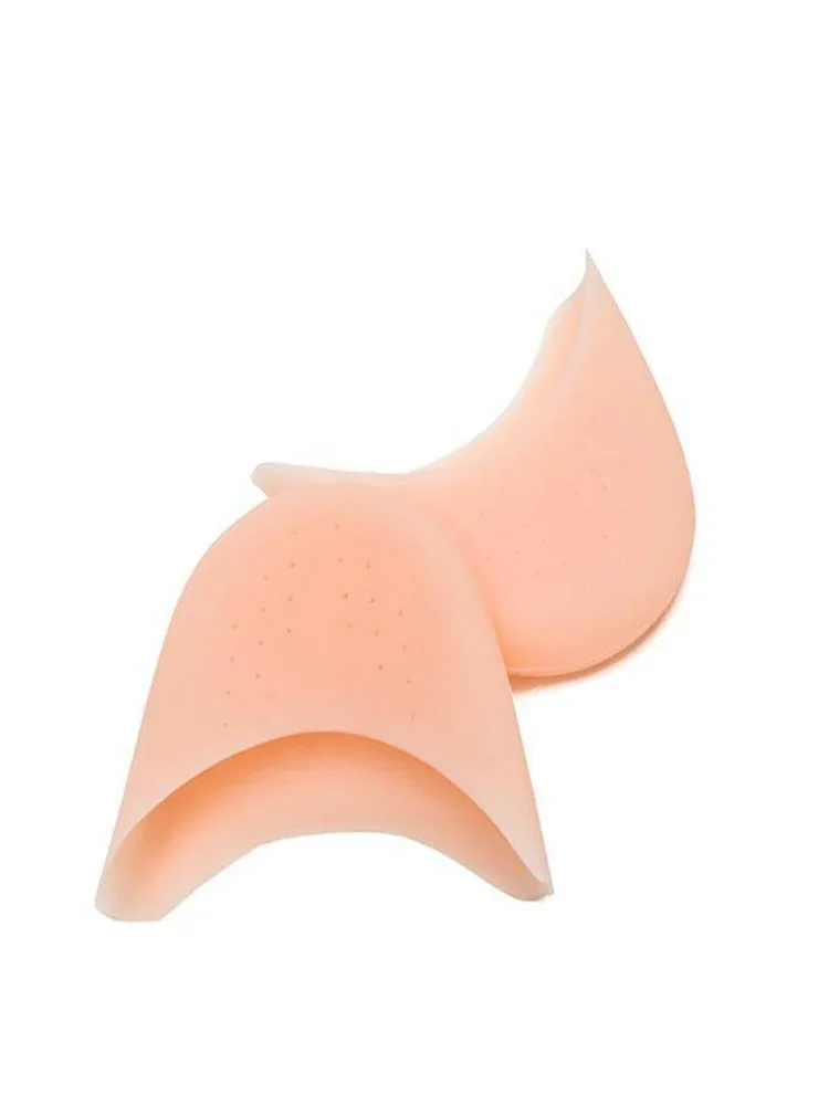 1 paire d'embouts d'orteils en Gel doux, coussinets de chaussures d'athlète de danse de Ballet, coussinets d'orteils, pochette de protection en Gel de Silicone avec respirant