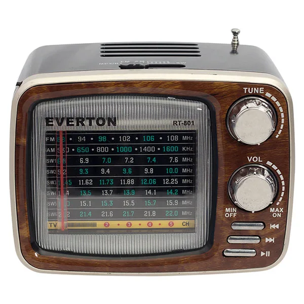 EVERTON RT-801C USB/SD/FM/BLUETOOTH SUPPORTED NOSTALGIC RADIO