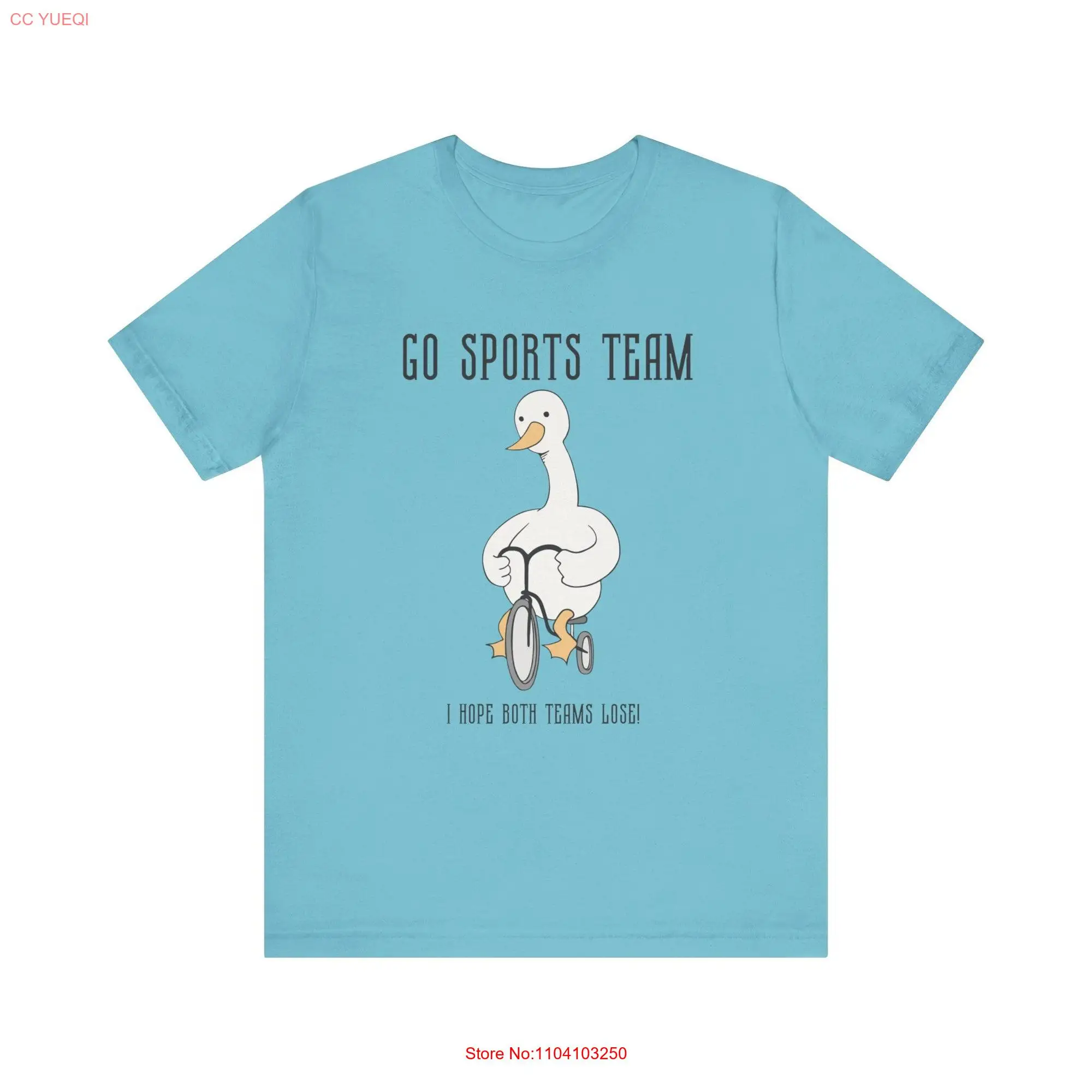 Go Sports Team I Hope Both Teams Lose T Shirt Funny Indifference Casual Sporty Sarcastic Game Day Apparel