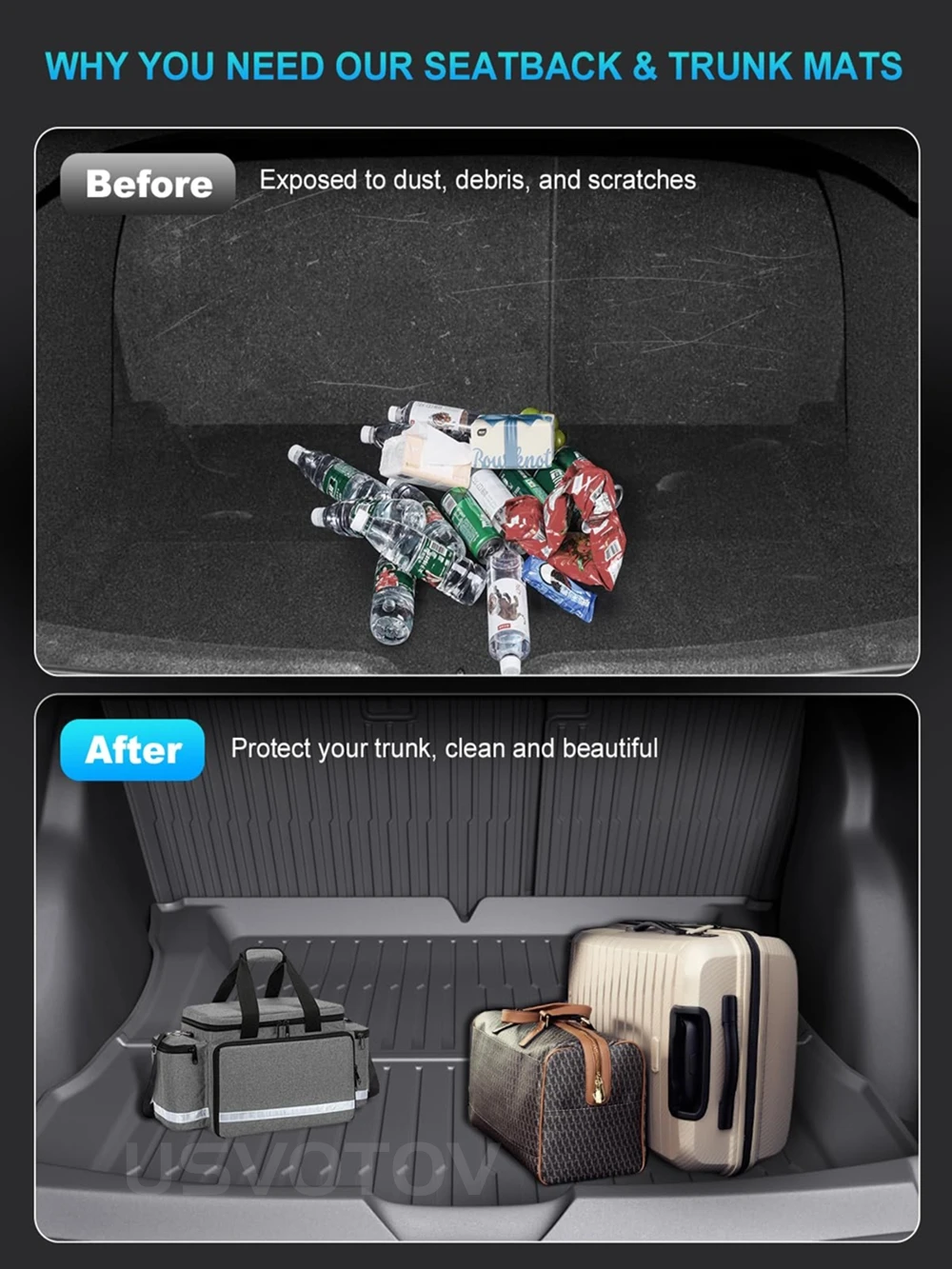 Tesla Model 3 Highland Trunk Mat Image 2