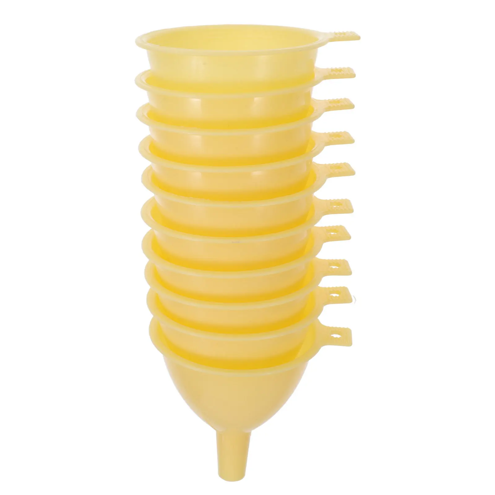 

10Pcs Plastic Laboratory Funnels Small Funnels for Fine Bottleneck Bottles Liquid and Solid Transfer Filling Funnel