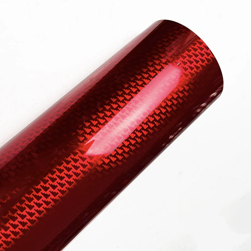 

ПЭТ ультра глянцевая красная кованая пленка из углеродного волокна для самолета, металлическая виниловая пленка, автомобильная наклейка с самоклеющейся пленкой для выпуска воздуха