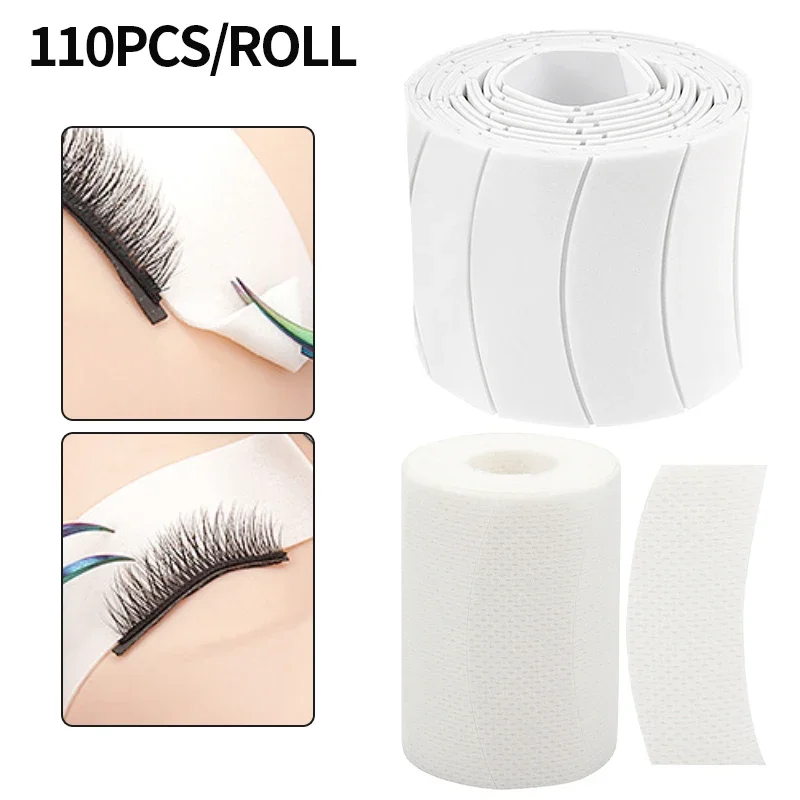 110 pièces/rouleau Micro mousse coussinets pour les yeux bandes Extension de cils accessoires de maquillage fournitures de levage de cils Micro mousse sous les tampons de bande de cils