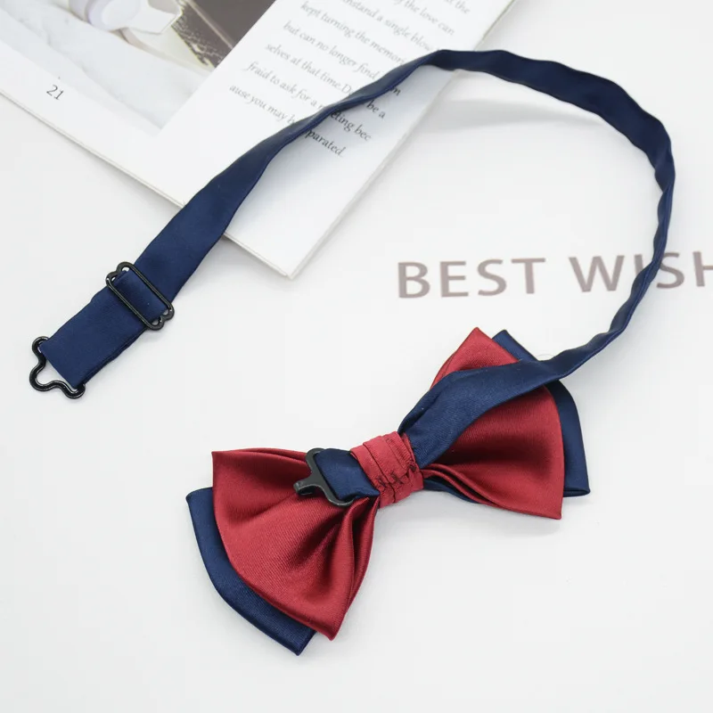 business gentleman, a groom and best man, a group of brothers, a wedding color-block solid color trend  bow tie