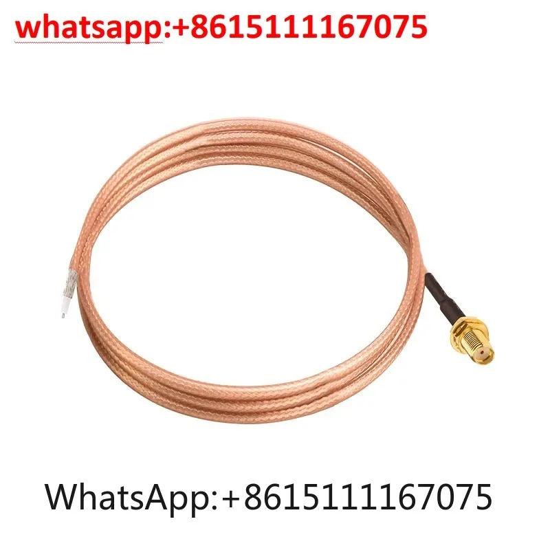 Single End Soldered RG316 Extension Cable, SMA Male Adjustable Wire, PCB Board Adapter Jumper Wire