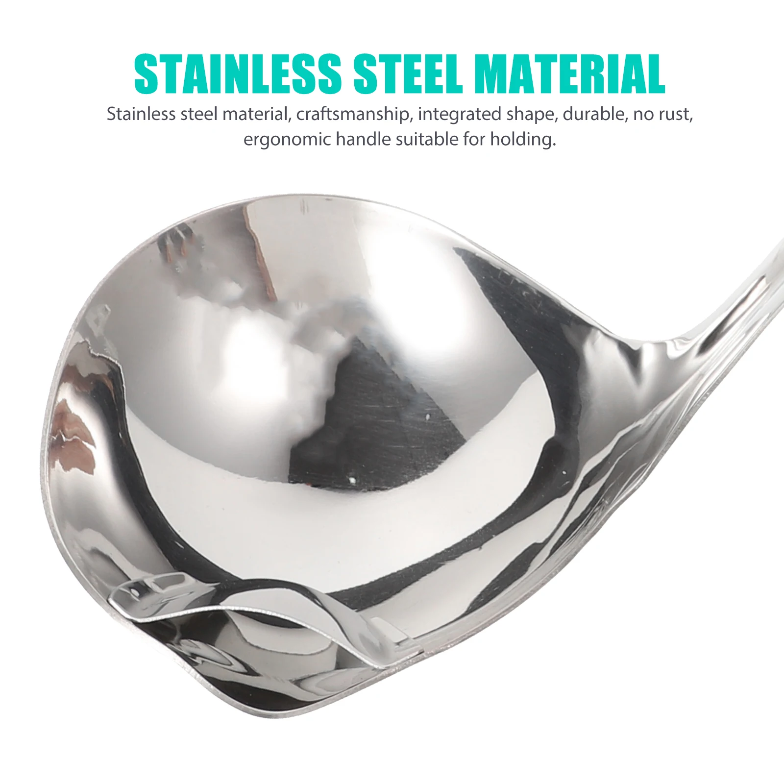 

Stainless Steel Oil Filter Skimmer Spoon Soup Ladle Kitchen Colander Fat Separator Strainer For Cooking Serving