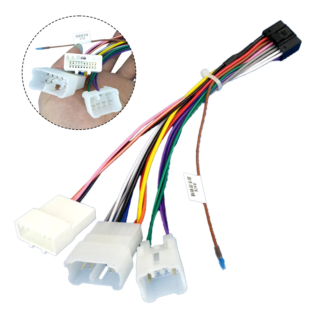 For Lexus For Camry Car ISO Wiring Harness Car Audio Installation Quick Installation Process ABS Material Construction